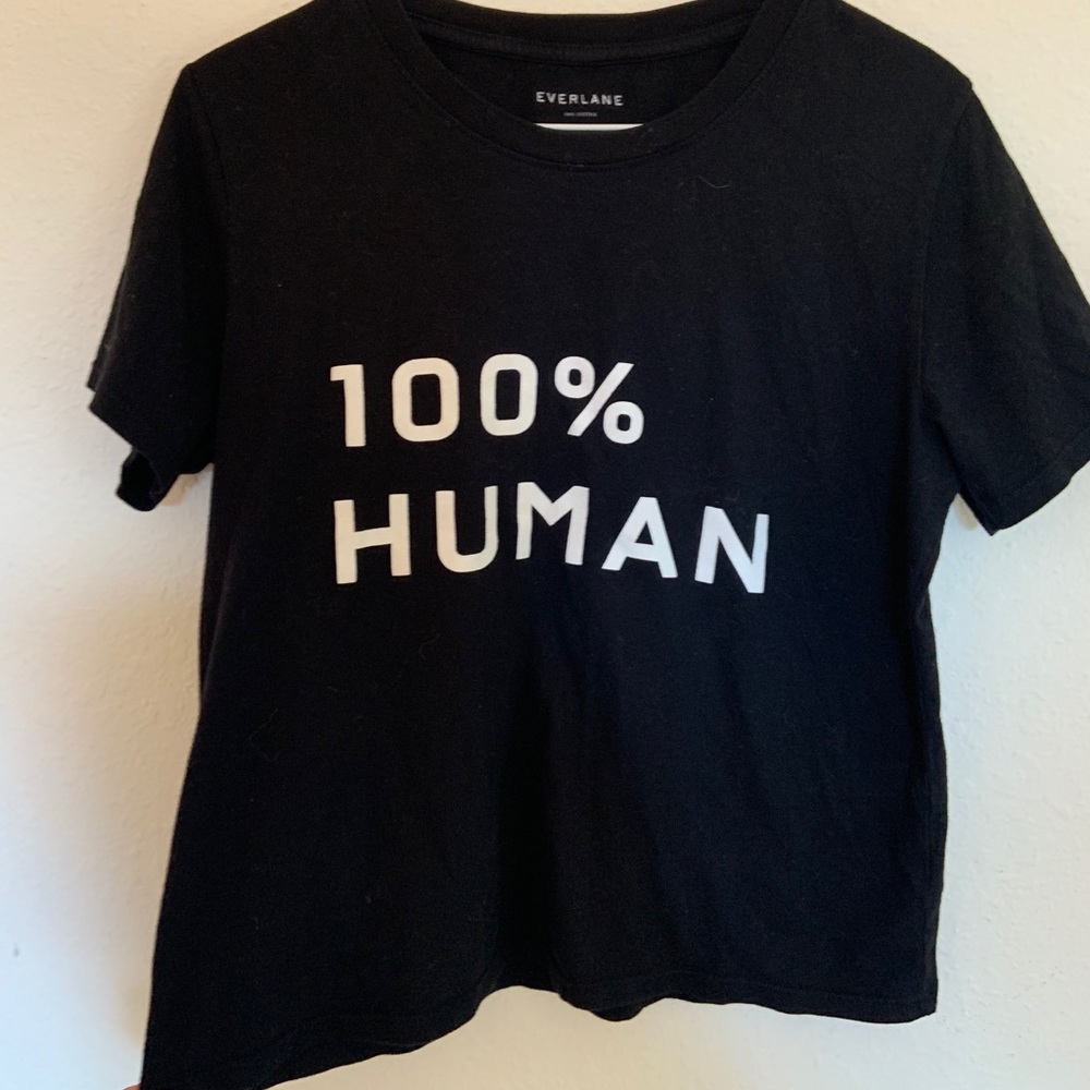 Everlane 100% human tee